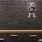 Rico Industries Ncaa Alabama Crimson Tide Mascot Shape Cut Pennant - Home And Living Room D  Cor - Soft Felt Ez To Hang, 18X0.10