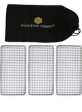Family 3-Pack - The Original Bushcraft Grill - Welded Stainless Steel High Strength Mesh (Campfire Rated) - Expedition Research 