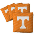 YouTheFan Officially-Licensed NCAA Tennessee Volunteers Set of 4 Cornhole Bags - All Weather Regulation 6    x 6    Size - 16oz 
