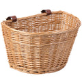 Wicker Front Bike Basket Cargo for Men and Women  Fits Most Bicycles, Beach Cruisers and Ebikes, Lightweight Bicycle Storage Ba
