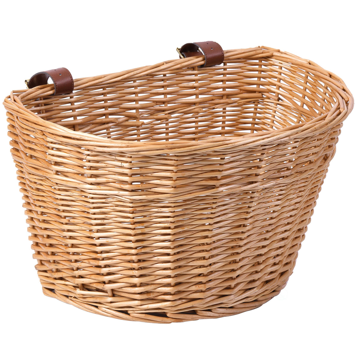 Wicker Front Bike Basket Cargo for Men and Women  Fits Most Bicycles, Beach Cruisers and Ebikes, Lightweight Bicycle Storage Ba