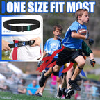 Hilhook Flag Football Belts, 10 Player Adjustable Flag Football Set With 30 Flags For Youth And Adults Training Equipment