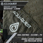 Aquaquest Guide Tarp - Ultralight Waterproof (5,000 Mm) Seam-Taped 40D Ripstop Rain Fly For Backpacking, Stealth Camping & Thru-