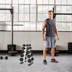 Cap Barbell A-Frame Dumbbell Weight Rack, White