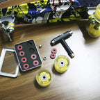 Senston Ceramic Skateboard Bearings High Speed Double Shielded 608 Rs Abec-11 8 Pack Set For Skateboard Trucks Scooters Wheel Ro