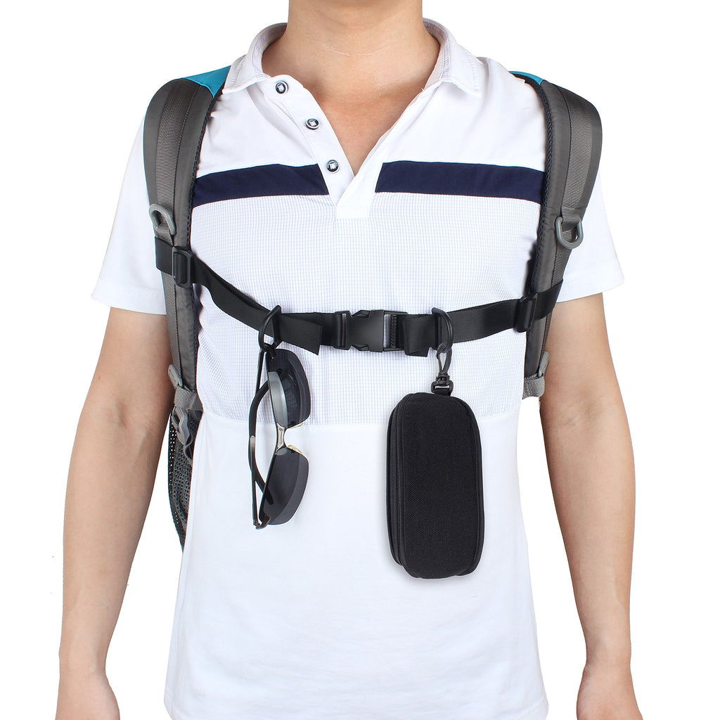 Wisdompro Backpack Chest Strap, Heavy Duty Adjustable Backpack Sternum Strap Chest Belt With Quick Release Buckle For Hiking And