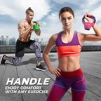 Yes4All Vinyl Coated Kettlebell With Protective Rubber Base, Strength Training Kettlebells For Weightlifting, Conditioning, Stre