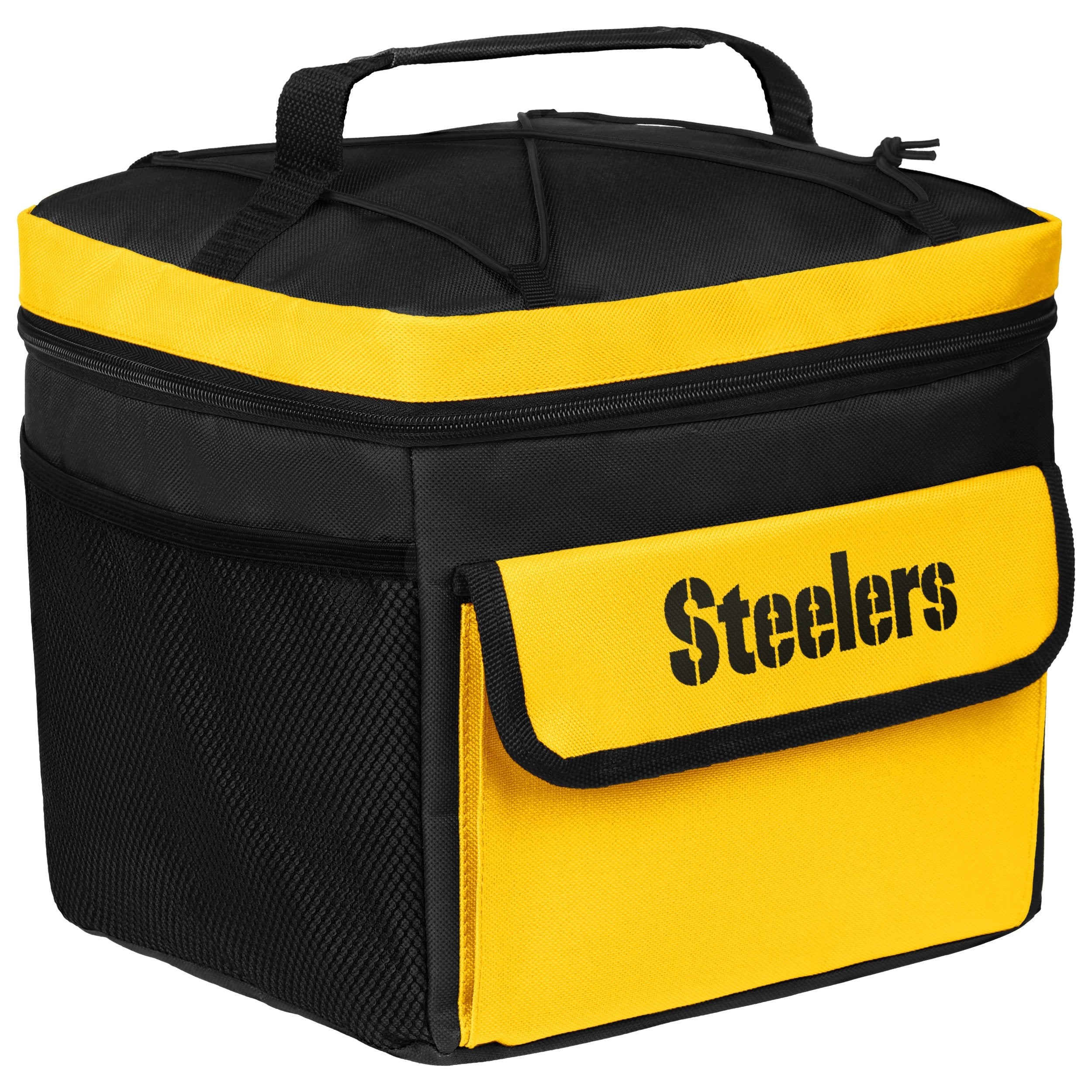 FOCO NFL Pittsburgh Steelers Bungie Cooler, Team Color, OS