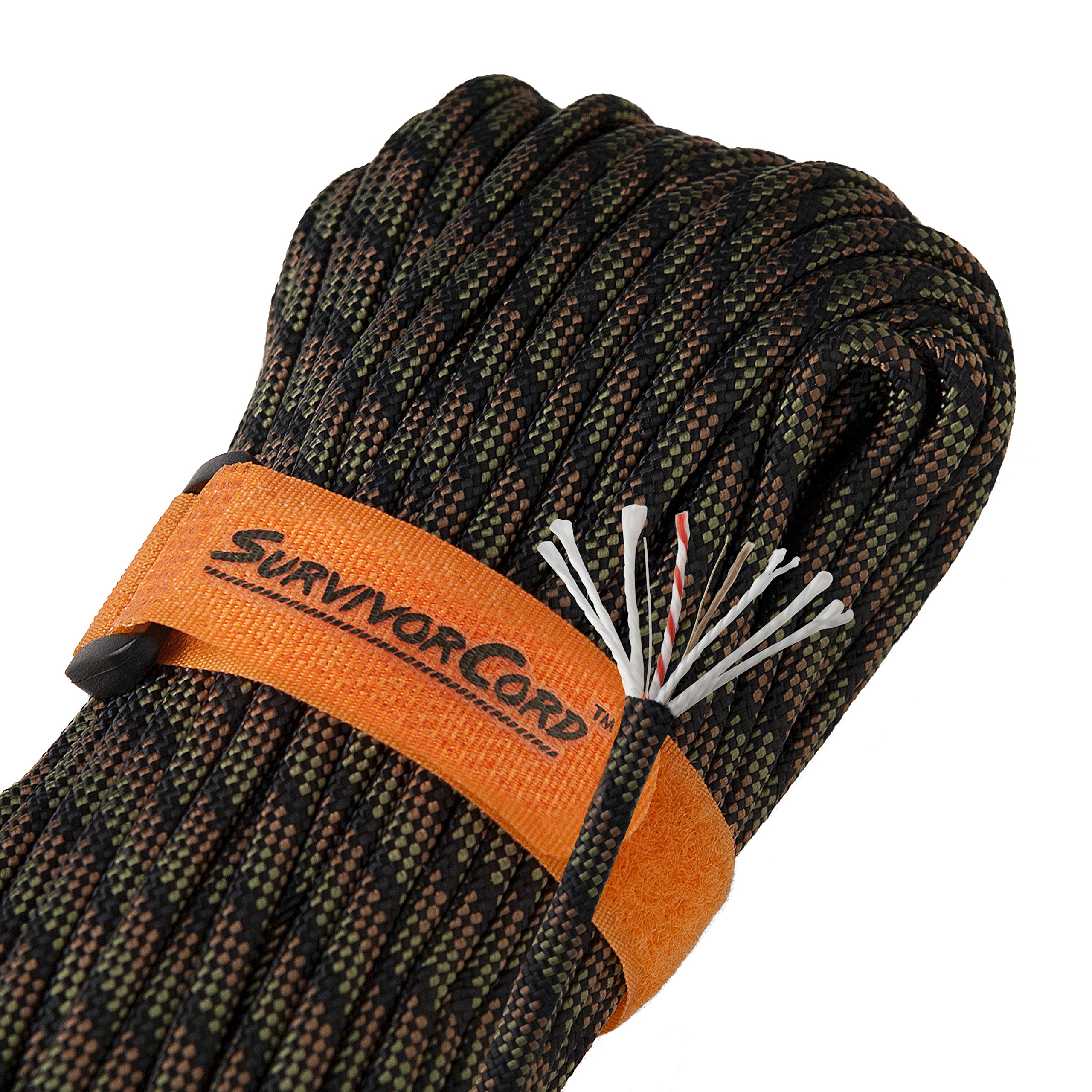Survivorcord Paracord - From Titan Survival - Patented 620Lb Strength 550 Military Paracord With 3 Strands - Heavy Duty 550 Hank