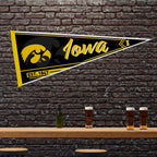 Rico Industries Ncaa Iowa Hawkeyes Classic 12'' X 30'' Felt Wall D  Cor Pennant - Great For Home/Bed Room/Man Cave D  Cor