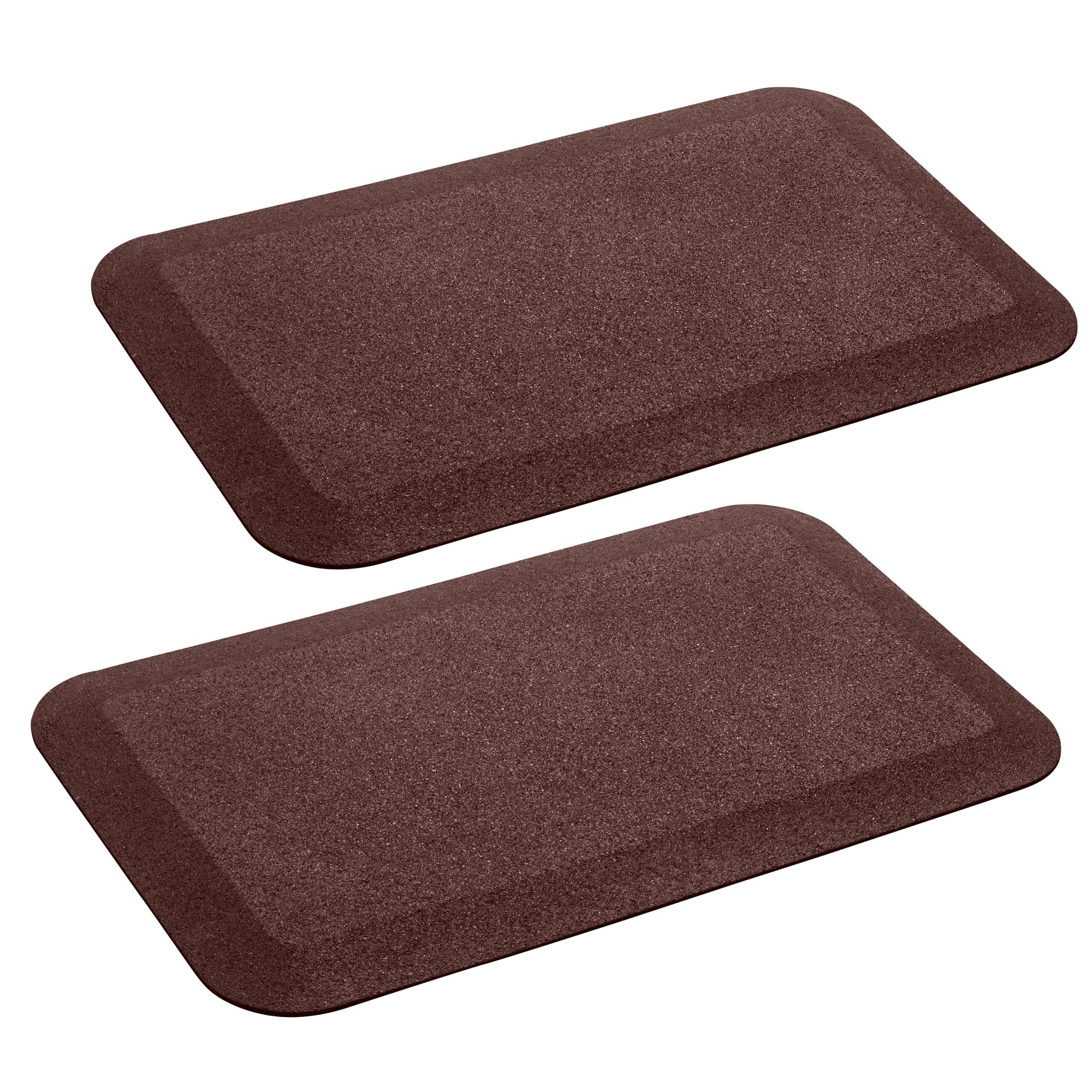 Playsafer Playground Safety Rubber Wearmat for Swingsets and Slides - 1 Thick X 24 W X 40 L (2 Pack, Red)