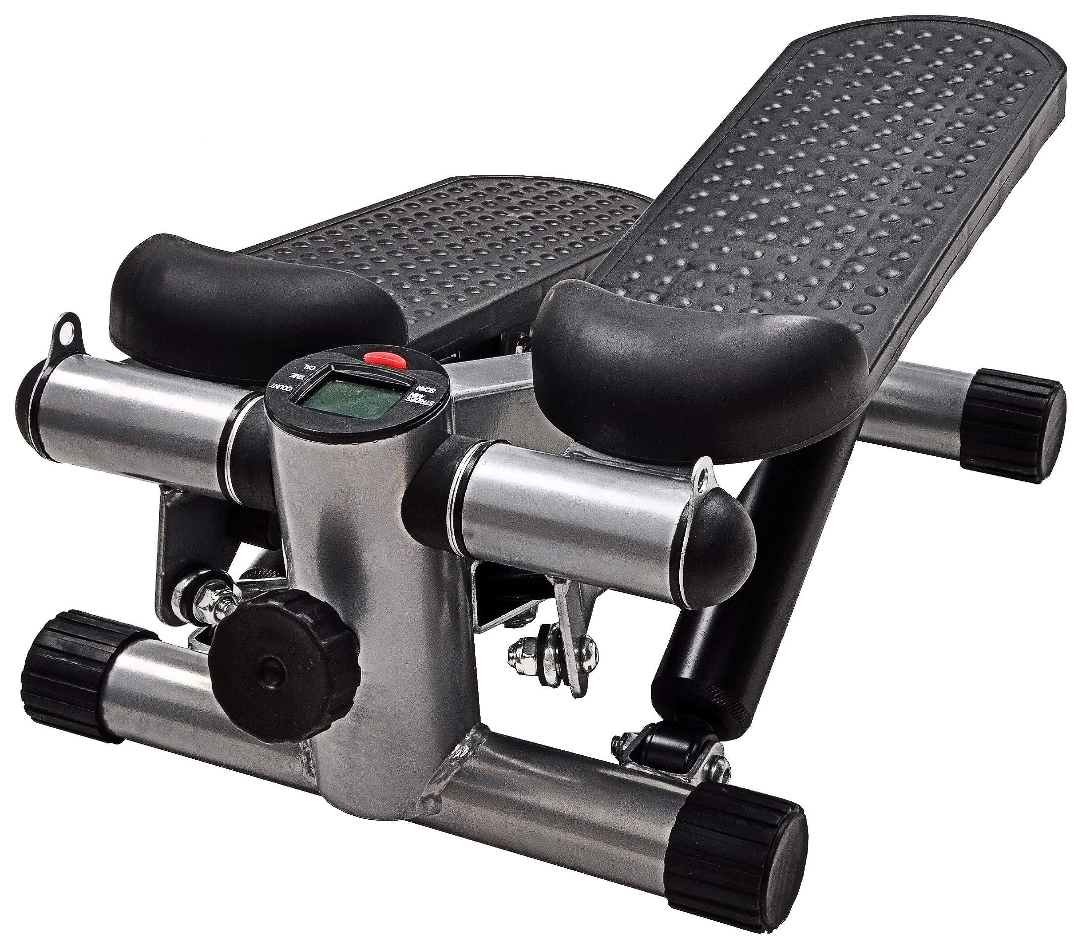 Fitvids Adjustable Mini Stepper Stair Stepper Stepping Machine With Resistance Bands, Gray