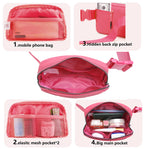 Fanny Belt Bag Waist Pack Crossbody Bags Bum Bag For Running Hiking Travel Workout Adjustable Strap For Women-Watermelon Red