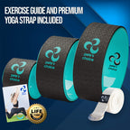 Petes Choice Yoga Wheel 3 Pack - Lose Weight, Get In Shape And Get Fit I 3 Pack Yoga Wheel Set I Home Yoga I Improve Posture
