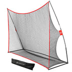 Practice Golf Hitting Net By Day 1 Sports - Large 10X 7- Portable Carry Bag - Indoor Or Outdoor Use - Quick And Easy Assembly -