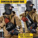 M-Tac Sling Bag for Men & Women - EDC Shoulder Pack - Crossbody Tactical Chest Bag - Everyday Tactical Gear (Black Loop Panel)