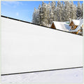 Colourtree Customized Size Fence Screen Privacy Screen White 5 X 130 - Commercial Grade 170 Gsm - Heavy Duty - 3 Years Warranty 