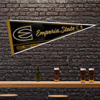 Rico Industries Ncaa Emporia State Hornets Classic 12'' X 30'' Felt Wall D  Cor Pennant - Great For Home/Bed Room/Man Cave D  Co