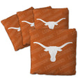 YouTheFan Officially-Licensed NCAA Texas Longhorns Set of 4 Cornhole Bags - All Weather Regulation 6    x 6    Size - 16oz Weigh