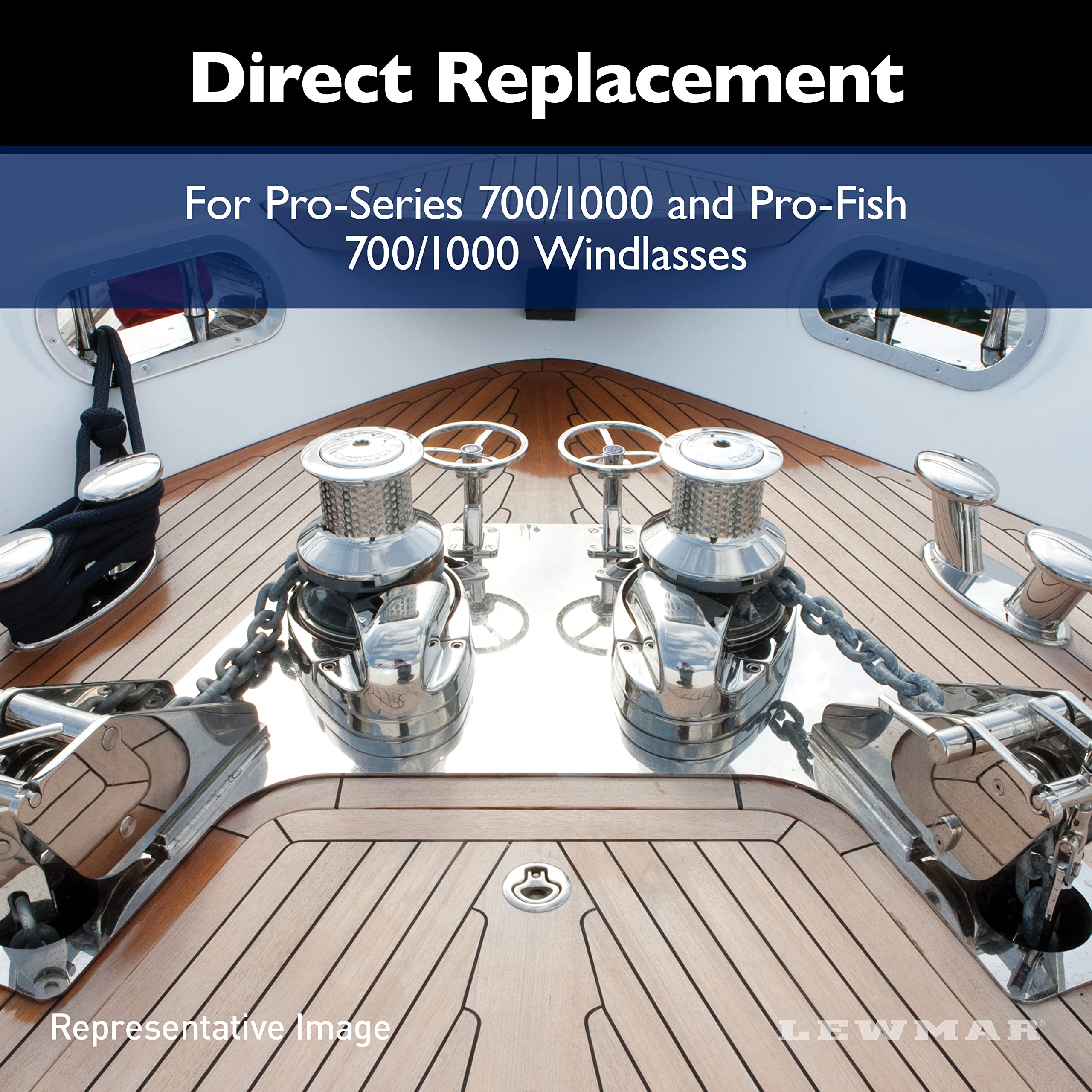 Lewmar Pro Series Gypsy Rc 5/16'' G4 In Chromed Bronze - Replacement Gypsy For Pro-Series 700/1000 And Pro-Fish 700/1000 Windlas