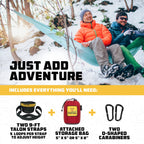 Wise Owl Outfitters Camping Hammock - Camping Essentials, Portable Hammock w/Tree Straps, Double Hammock for Outside, Hiking, an