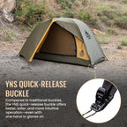 Onetigris Stella 4 Season Camping Tent Backpacking 1 Person Waterproof Lightweight Easy Setup Instant 3000Mm Waterproof Rating O