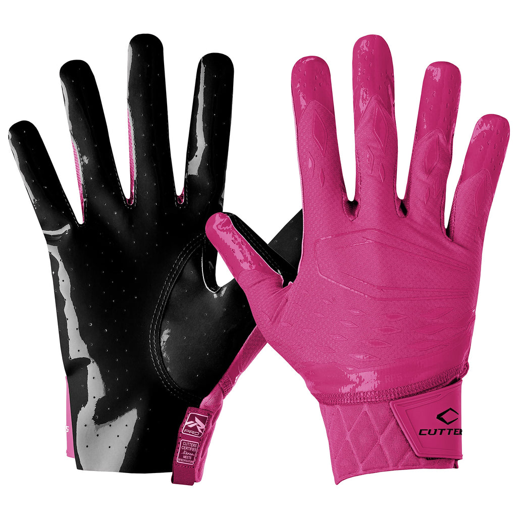Cutters Rev Pro 5.0 Receiver Gloves Solid Pink M