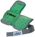 Cando Adjustable Ankle Weight, Green, 5 Pound