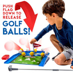 Franklin Sports Mini Putt Golf Game For Kids - Spin N' Putt Electronic Putting Game - Indoor Mini Golf For Kids + Toddlers - Put