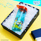Bluey 560Ml/580Ml Plastic Water Bottle With Straw, Bpa Free, 3D Travel Reusable Bottle, Perfect For Nursery, Preschool, Sports,