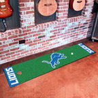 Fanmats 9011 Detroit Lions Putting Green Mat - 1.5Ft. X 6Ft.