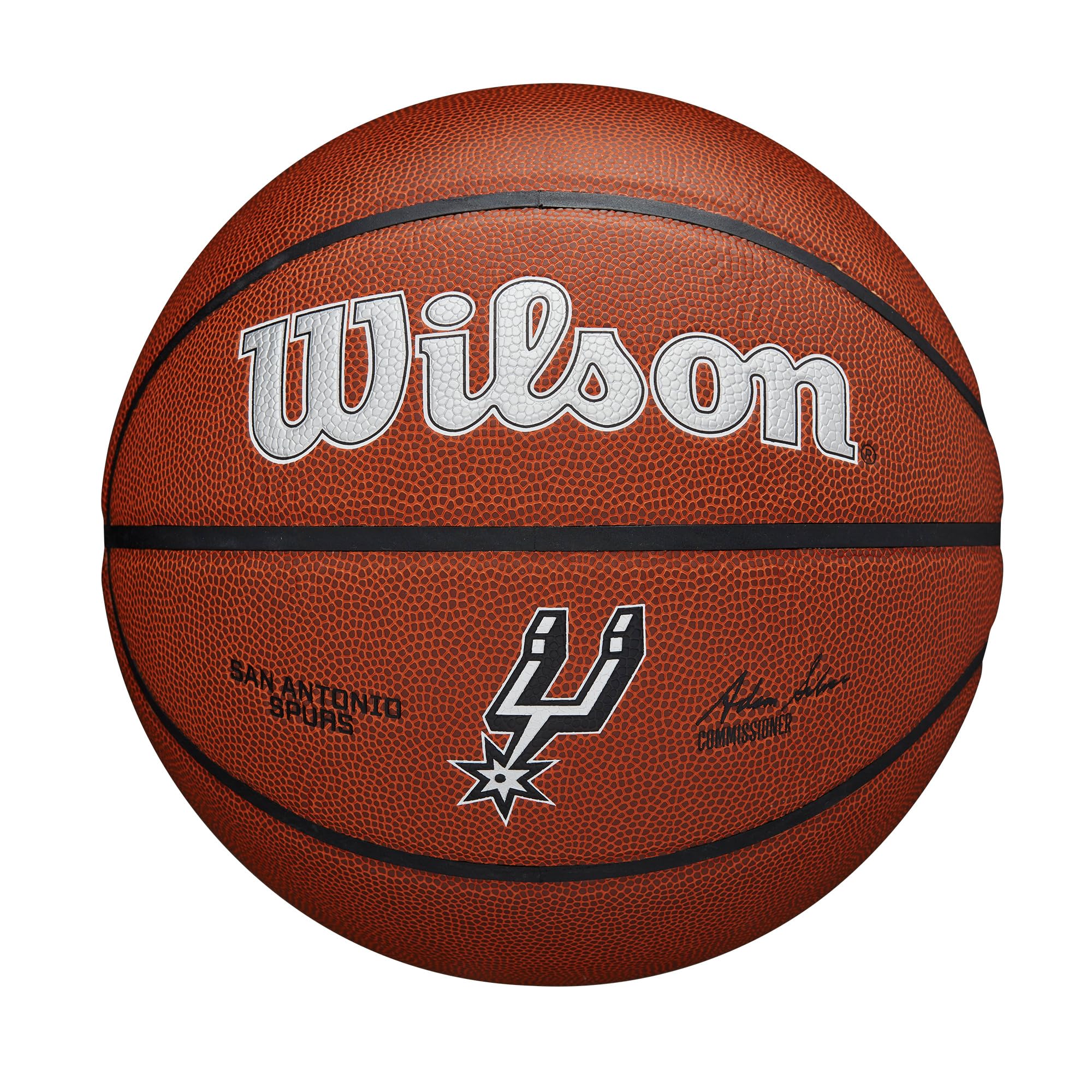 Wilson Nba Team Alliance Basketball - San Antonio Spurs, Size 7-29.5''