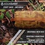 Aquaquest Defender Tarp - Heavy-Duty Waterproof (20,000 Mm) Seam-Taped Rain Fly For Camping, Bushcraft & Survival - 20  13 True