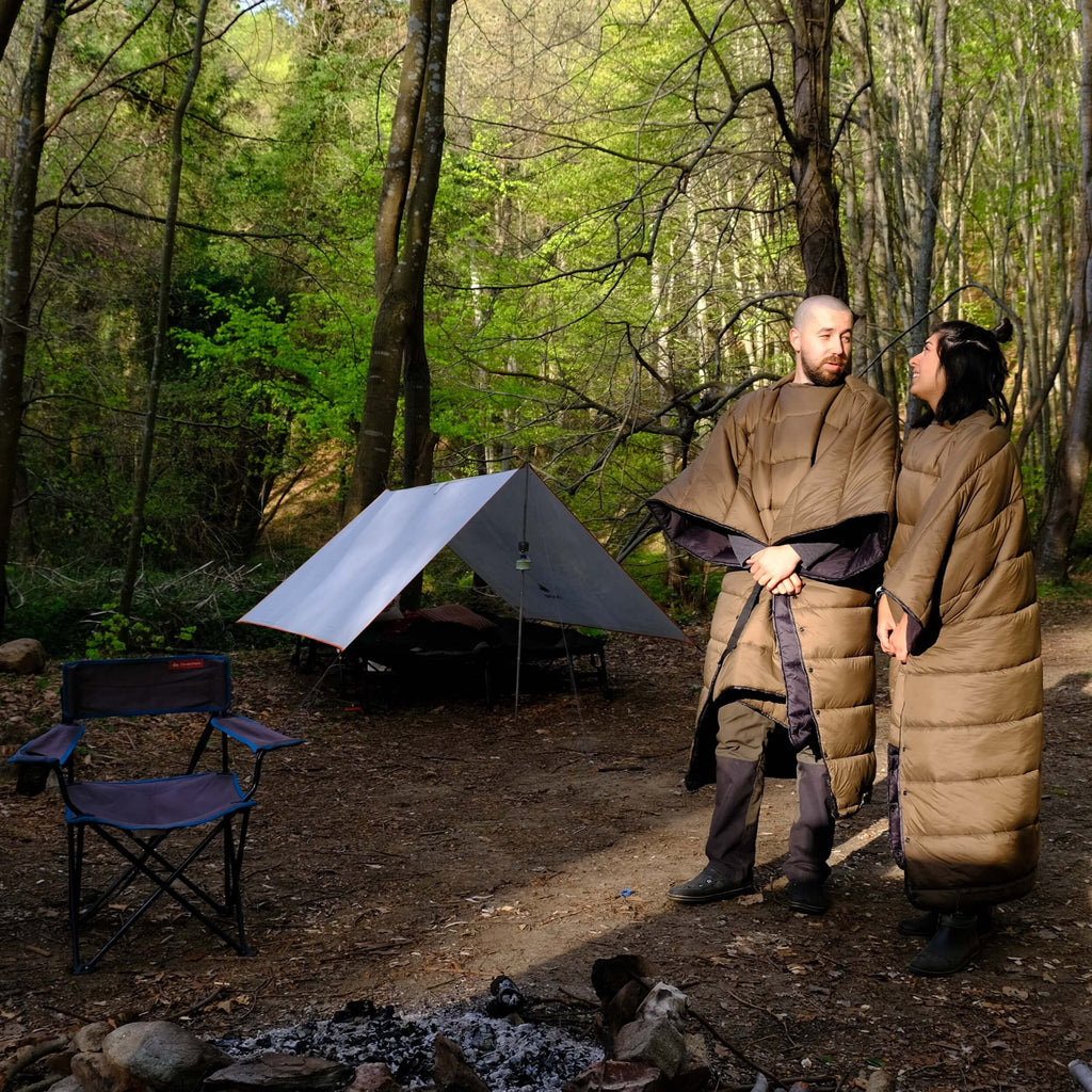 Onewind Topquilt Poncho With Footbox, Dupont Sorona Versatile Hammock Overquilt Lightweight And Portable Sleeping Bag Camping To