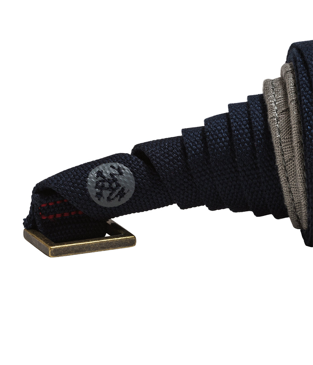 Manduka Yoga Commuter Mat Carrier - Eco-Friendly Cotton, Easy to Carry, Hands-Free, For All Mat Sizes, Odyssey Blue, 68 x 1.5