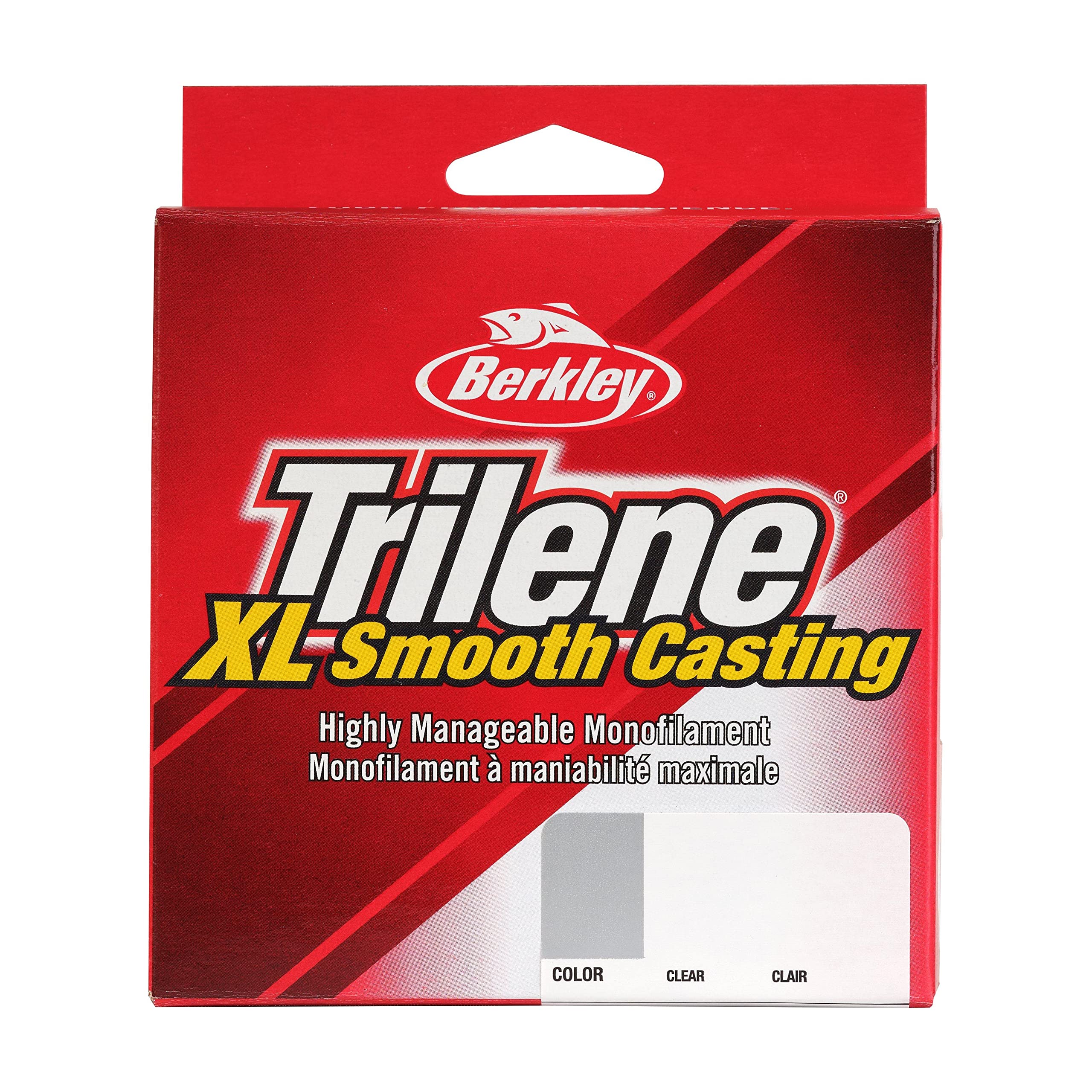 Berkley Trilene Xl, Clear, 2Lb | 0.9Kg, 330Yd | 301M Monofilament Fishing Line, Suitable For Freshwater Environments