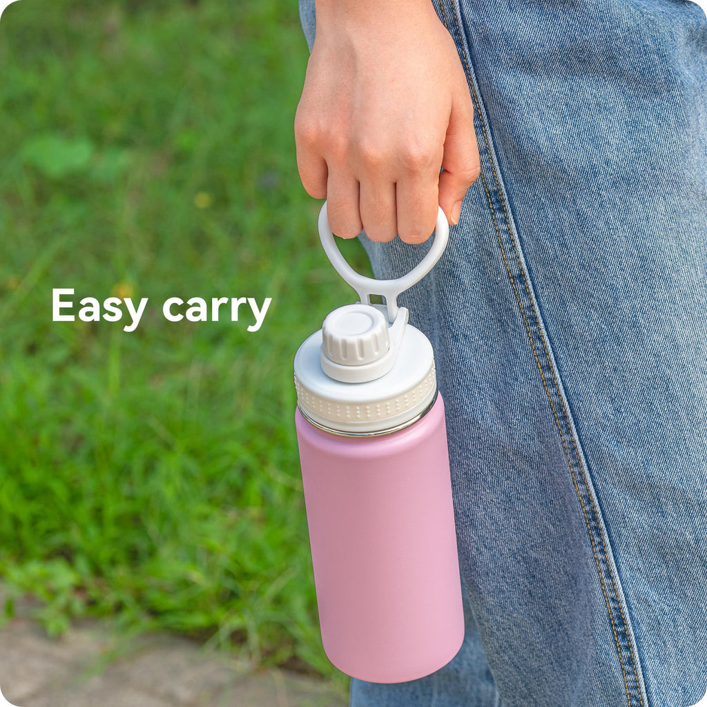 Prurex Spout Lid for Hydro Flask Wide Mouth Water Bottles, Replacement Lid for 12 16 18 22 32 40 64oz 2.28 Wide Mouth Sports Wat