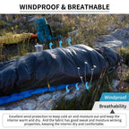 Naturehike Ultralight Down Sleeping Bag, 650Fp Backpacking Sleeping Bag For Adults, 42? Waterproof Sleeping Bags For Camping, Hi