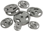 Fitvids Cast Iron Plate Weight Plate For Strength Training And Weightlifting, 2-Inch Center, 45Lb (Set Of 2)