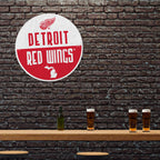 Rico Industries Nhl Detroit Red Wings Classic Shape Cut Pennant - Home And Living Room D  Cor - Soft Felt Ez To Hang