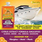 Star Brite Super Orange Citrus Bilge Cleaner -Simple & Easy To Use - Pour In, Run Boat, Pump Out - Emulsifies Oil, Fuel & Leaves