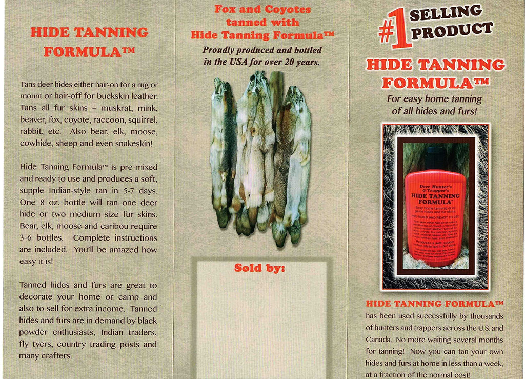 Deer Hunters & Trappers Hide & Fur Tanning Formula (2)