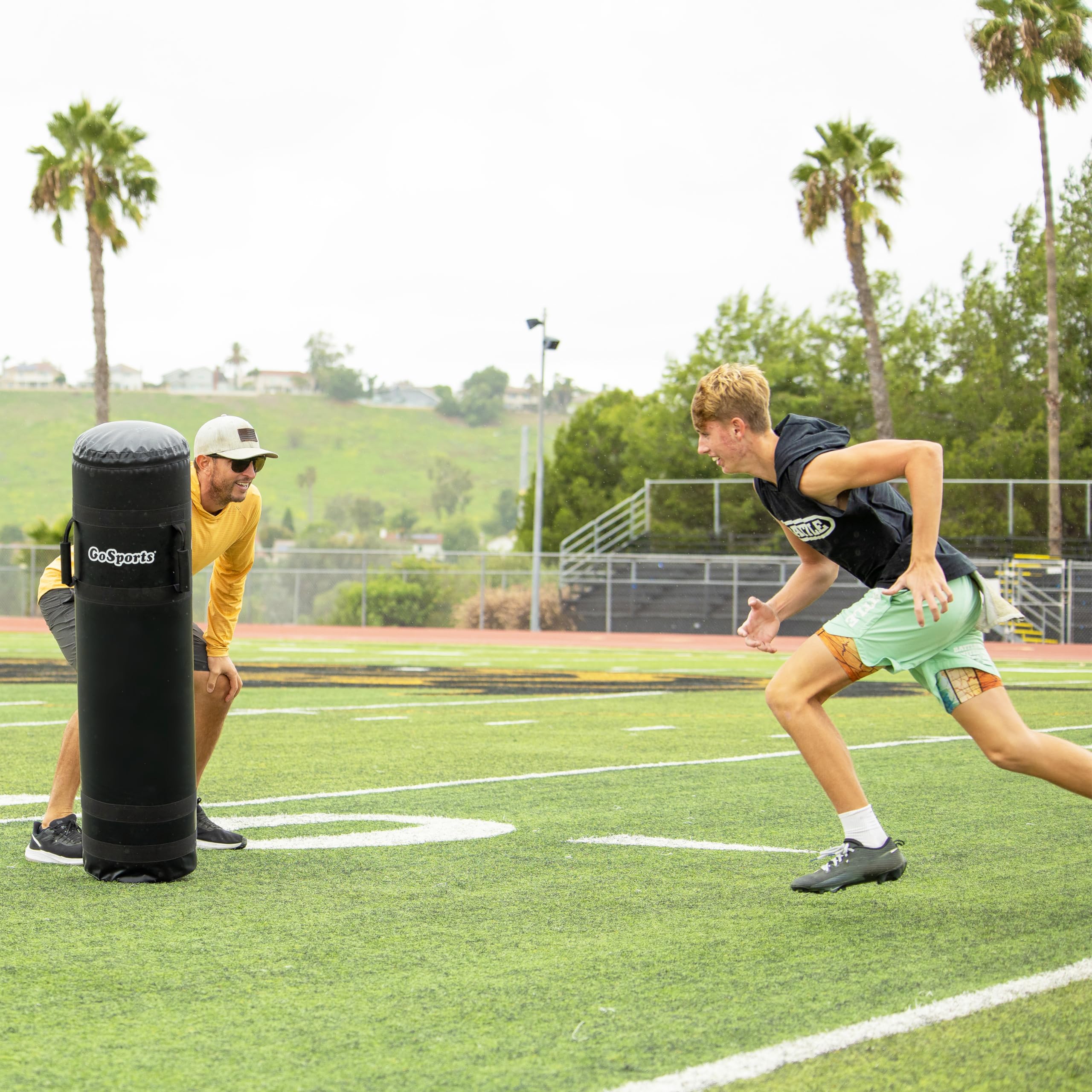 Gosports Heavy Duty Football Tackling Dummy - Training Equipment For Youth & College Football Practice - 4 Ft Xl Blocking Pad Fo
