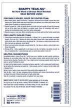 Snappy Teak-Nu - Restore & Renew Weathered, Gray Teak & Other Fine Wood - Professional Strength - For That Freshly Sanded Look