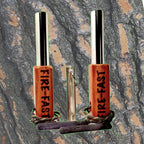 Fire-Fast Trekker Twin. Two Trekkers Plus Extra Mag Rod. Best Emergency Waterproof Survival Firestarters. Magnesium And Euro Fir