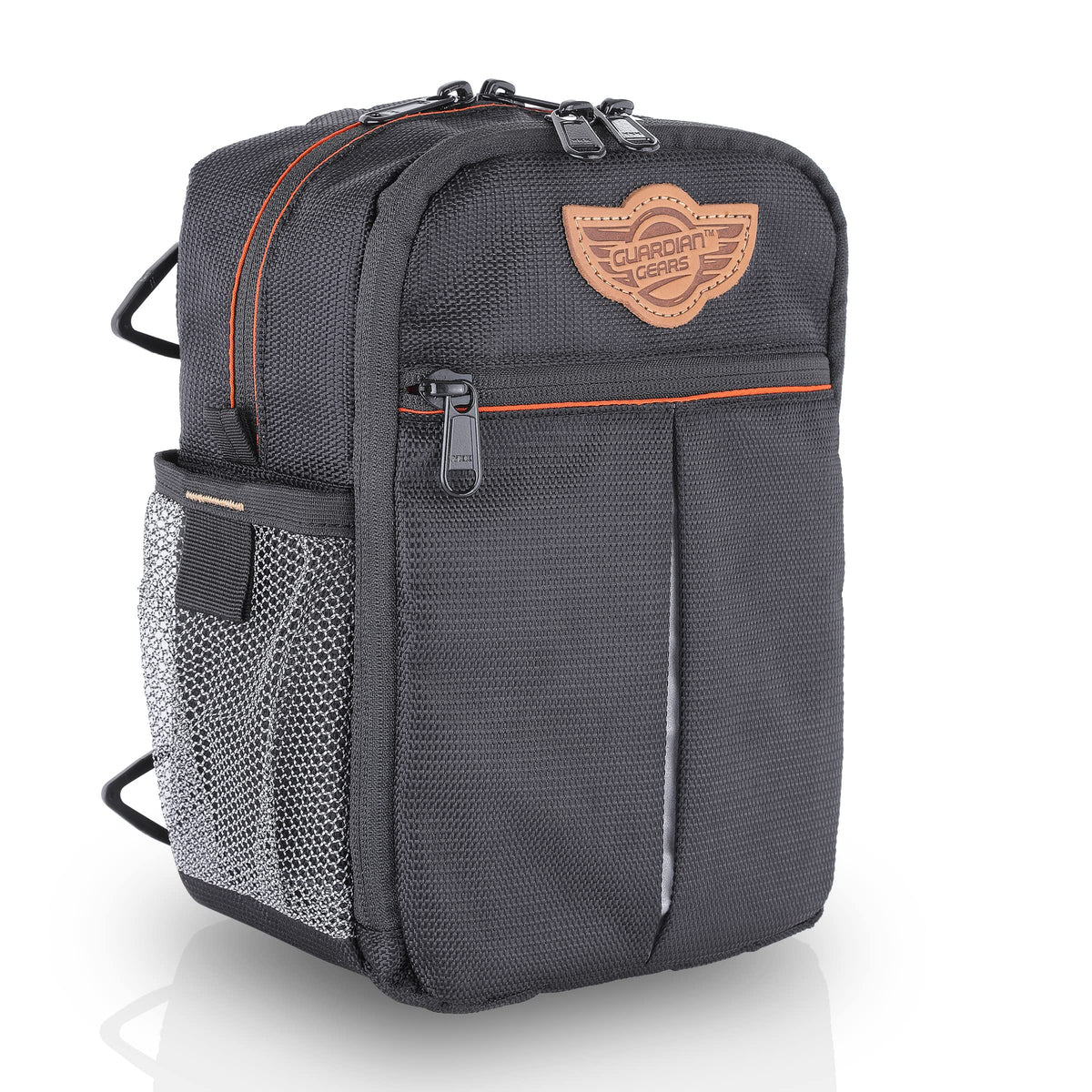 Guardiangears Sling Bag Waist Bag Thigh Bag For Biking, Hiking, Trekking, And Travel (Black)