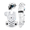 Easton | JEN SCHRO THE VERY BEST Fastpitch Softball Catchers Set | White | Large
