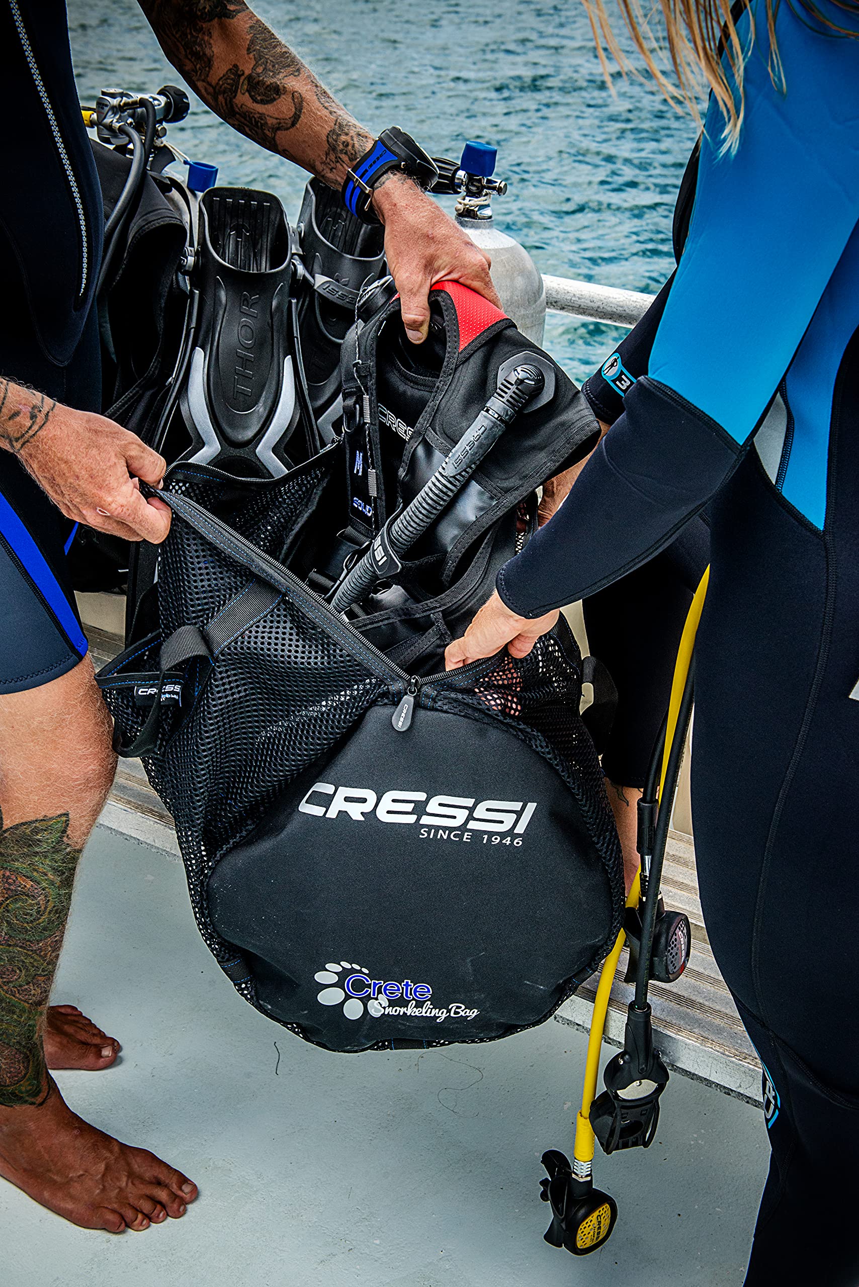 Cressi Crete 64 Liter, Black/Blue