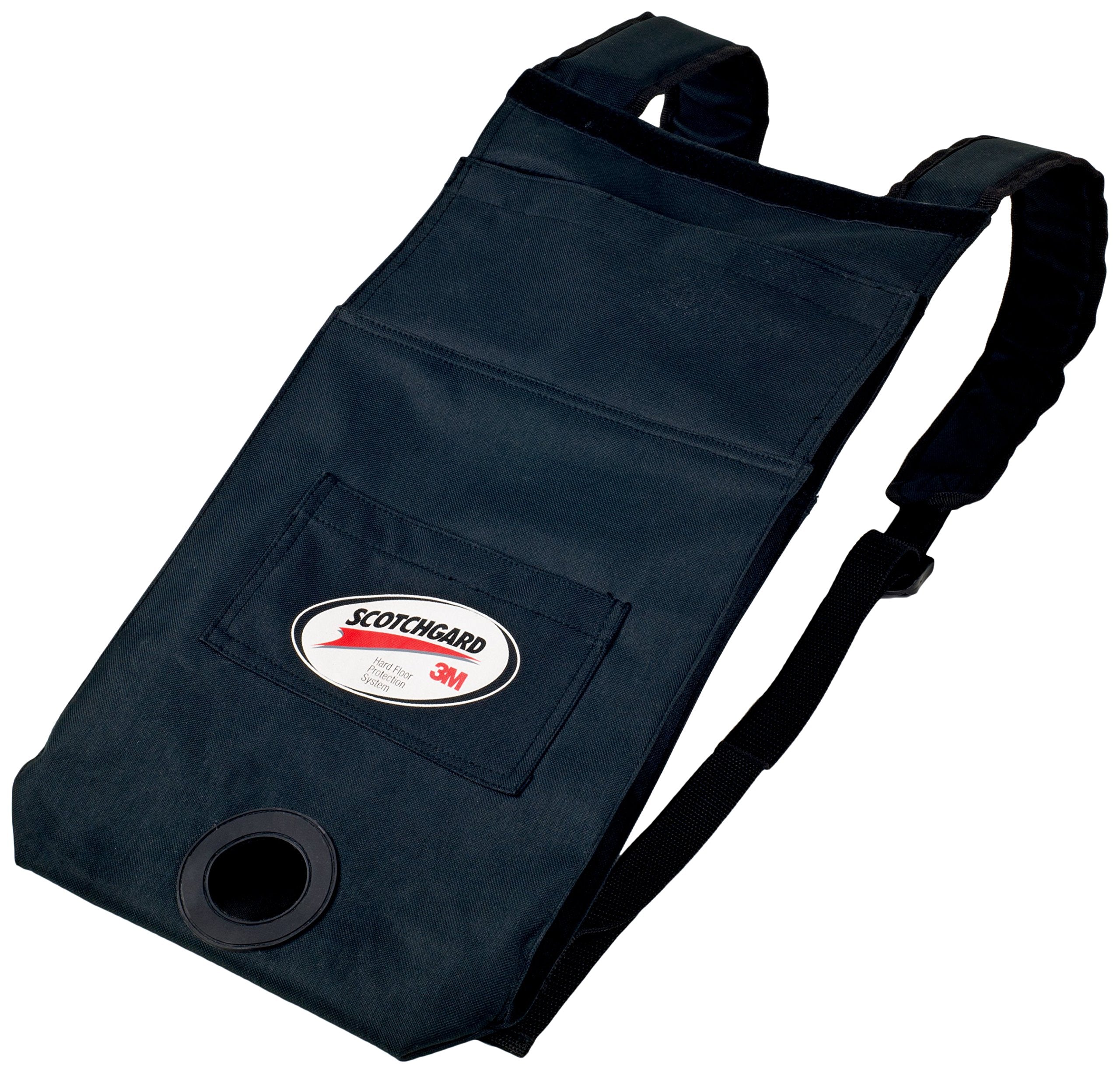 3M Easy Shine Canvas Backpack, Holds up to 1 1/2 Gallons of Floor Finish, Protector or Cleaning Chemicals, Black