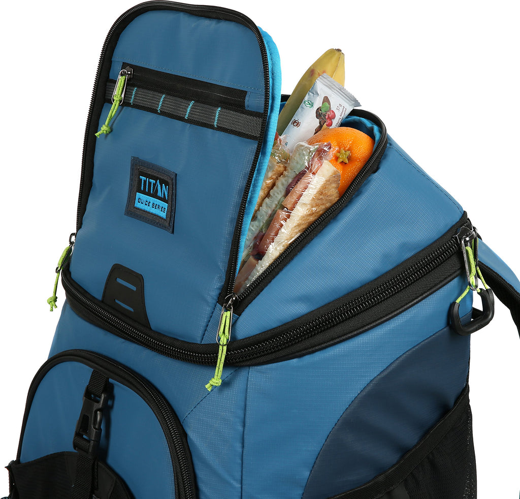 Arctic Zone Titan Guide Series 30 Can Backpack Cooler, Blue (1739Ila18001)